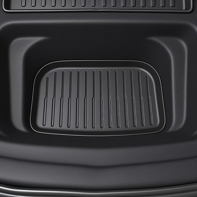 SUPER LINER Tesla New Model Y Juniper Floor Mats 2025-2026 & Cargo Liners Seatbacks, 9 PCS Extra-Thick TPE for 5-Seater | Pet & Child-Friendly Model Y Juniper Accessories(Not For Standard)