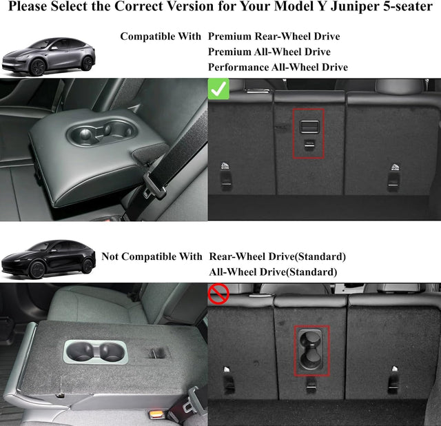 SUPER LINER Tesla 2025 2026 Model Y Juniper Floor Mats &Cargo Liners 10 PCS Seatbacks, Full Set Extra-Thick TPE for 5-Seater | 2025-2027 All-Weather Pet & Child-Friendly Model Y Juniper Accessories