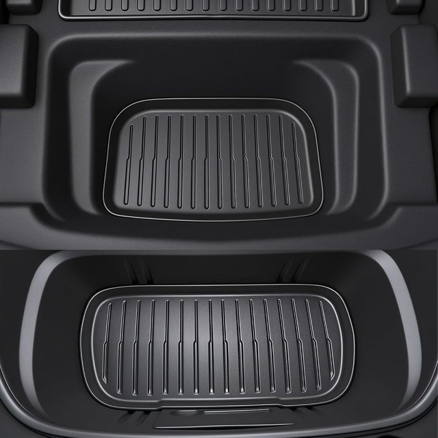 SUPER LINER Tesla 2025 2026 Model Y Juniper Floor Mats &Cargo Liners 10 PCS Seatbacks, Full Set Extra-Thick TPE for 5-Seater | 2025-2027 All-Weather Pet & Child-Friendly Model Y Juniper Accessories