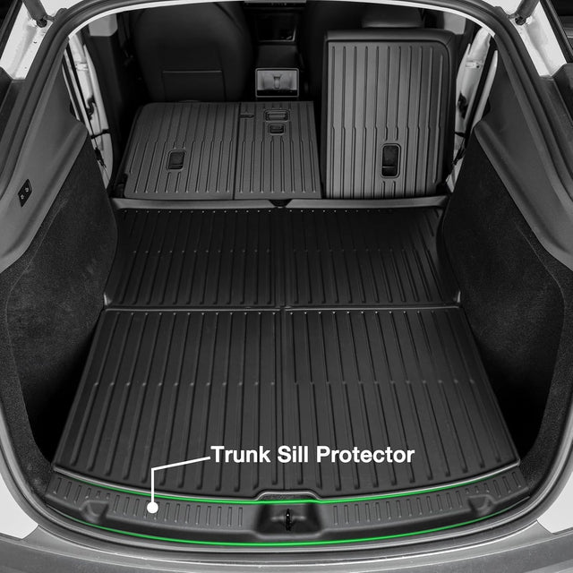 SUPER LINER 10-Piece Floor Mats Compatible with 2025-2026 Tesla Model Y Juniper - TPE Floor Liner& Accessories, CabinProtect™ Pro Kit Full-Cabin Protection System (Only fit Premium&Performance)