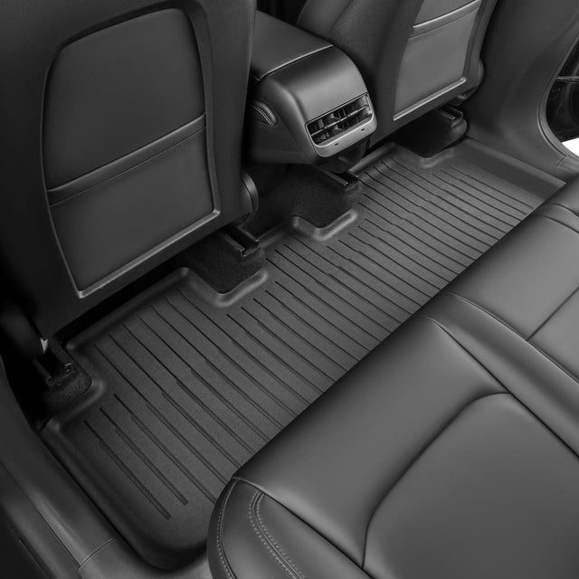 SUPER LINER Floor Mats for Tesla Model Y 5 Seats 2021-2024 6 PCS Cargo Liners, Extra-Thick TPE All-Weather Floor & Cargo Liners | Pet & Child-Friendly Tesla Model Y Accessories