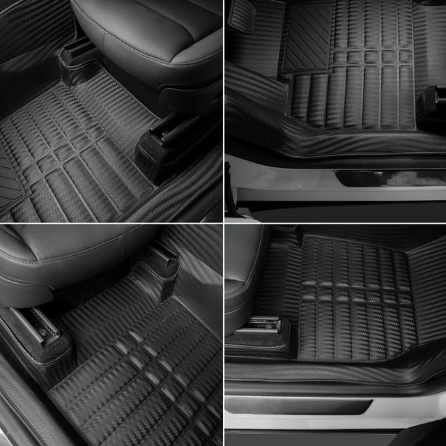 Tesla Model Y Juniper Soft Floor Mats (2025–2026) — CabinProtect™ Soft Series Full-Coverage System