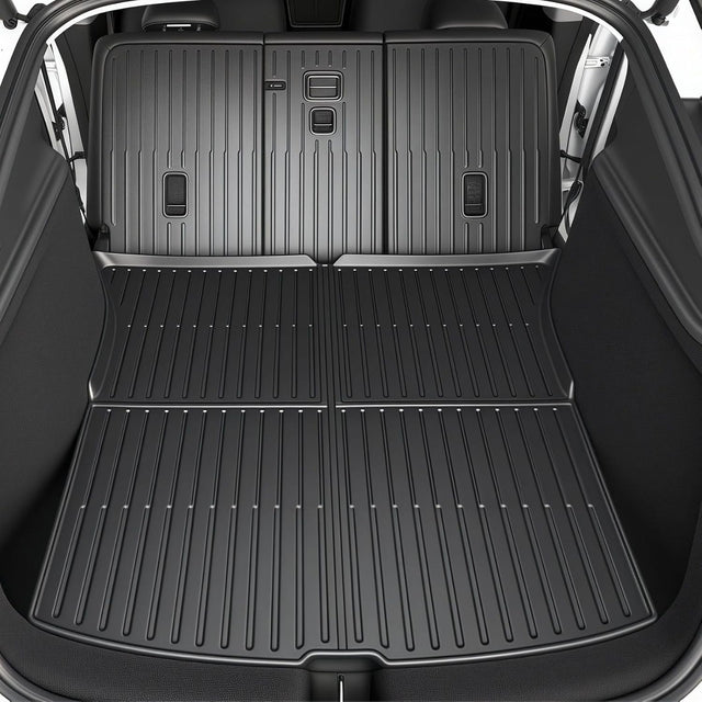 Tesla Model Y Juniper 2025 2026 Floor Mats - CabinProtect™ Essential Kit
