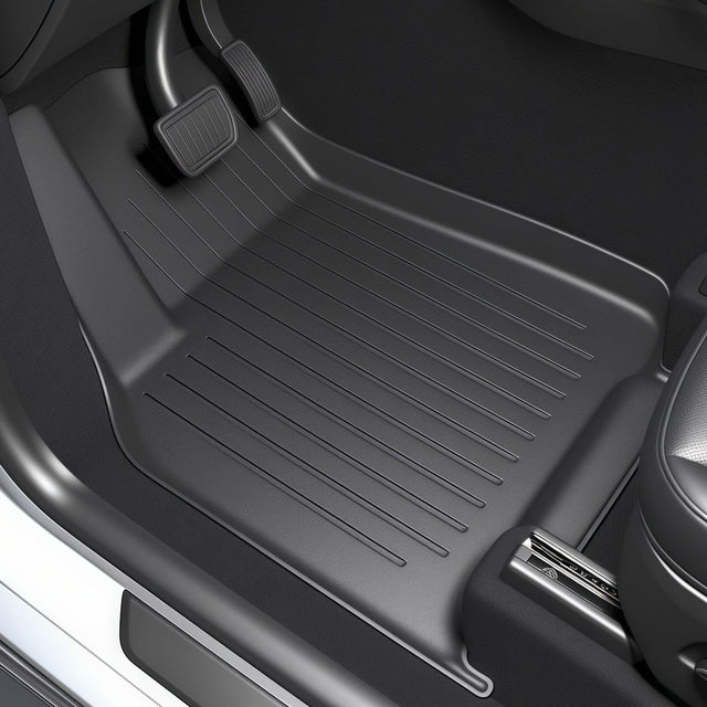 SUPER LINER 9PCS Tesla New Model Y Juniper Standard 2025 2026 Floor Mats | Non-Slip Odorless,TPE All Weather Customer Fit Model Y Accessories, Cargo Liners