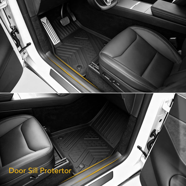 SUPER LINER 12PCS Tesla New Model Y Juniper 2026 Floor Mats & Accessories Custom Fit TPE Cargo Liners, All Weather Pet & Child System(Only fit Premium&Performance)