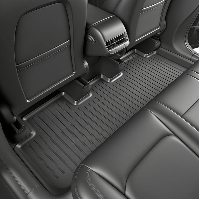 SUPER LINER 2021-2023 Tesla Model 3 Floor Mats 6-Piece Set Cargo Liners, Extra-Thick TPE All-Weather Pet & Child-Friendly Custom for Tesla Model 3 Accessories