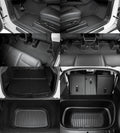 Tesla Model Y Juniper console side wall protected by CabinProtect side panel